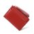 Mfqire Monedero Mujer Pequeño PU Cuero con Bolsillo Cremallera y Múltiples Ranuras para Tarjetas, Cartera Mujer con Pulsera, Porta Monedas Regalo Original para Mujer (Rojo)